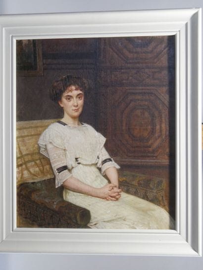 GLAIZE Léon (1842-1932) Portrait de femme...