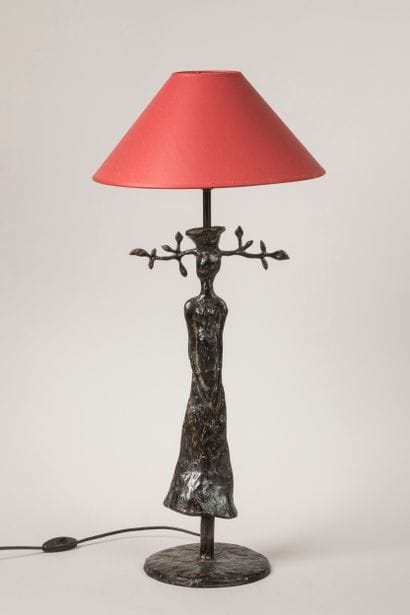 Le dauphin - Dark patina bronze-like metal...