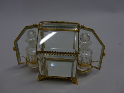 Small composite lot (Boulle inlaid bellows,...