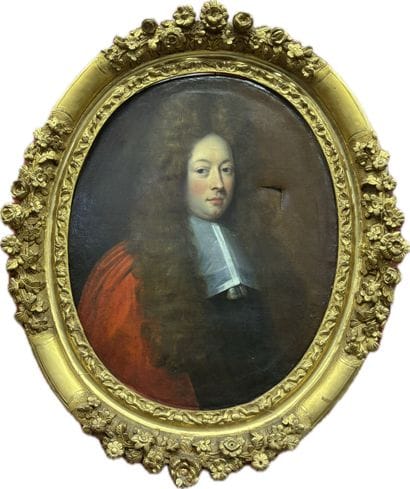 French school of the 18th century,
Bust portrait...