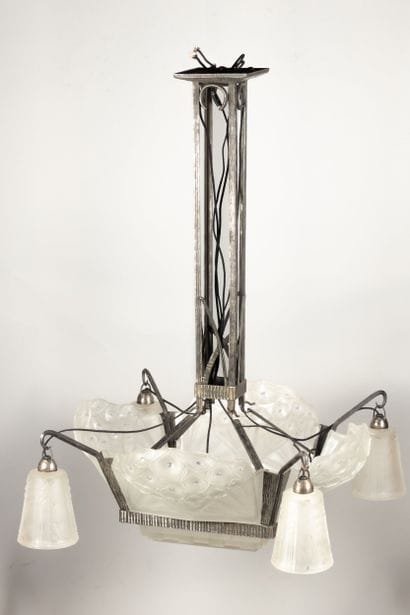 MULLER FRERES A LUNEVILLE
Large wrought-iron...