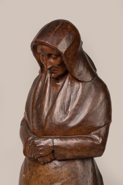 MABRU Raoul
Woman 
Sculpture in natural wood...