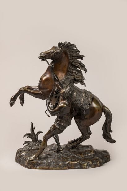 After Guillaume Coustou, Cheval de Marly,...
