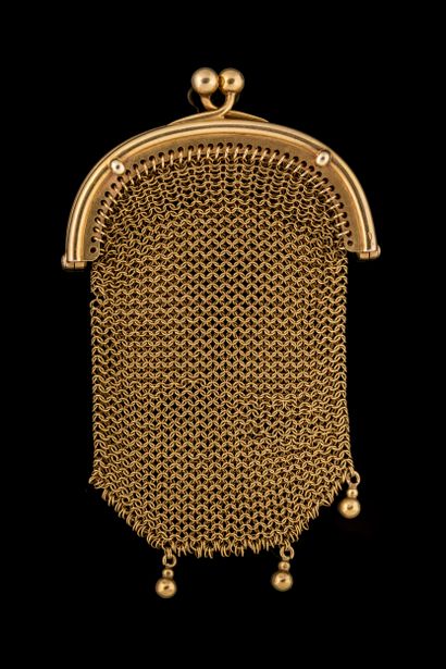 Chainmail and yellow gold (750 thousandths)...
