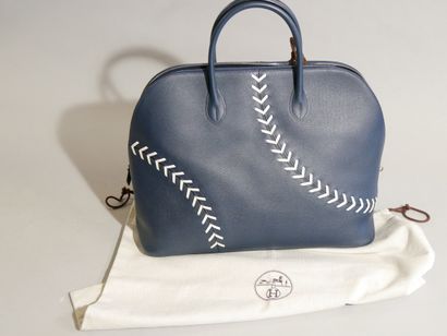Sac Hermès modèle Bolide 45 Baseball en cuir...