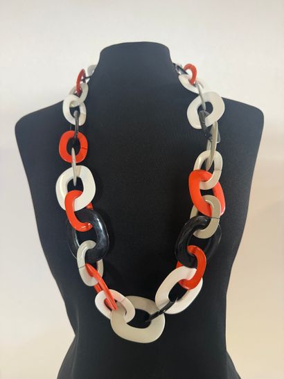 HERMES. Important vintage-style sautoir necklace...