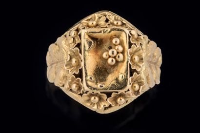 Rectangular tray ring entirely adorned with...