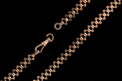Yellow gold (750 thousandths) vest watch...