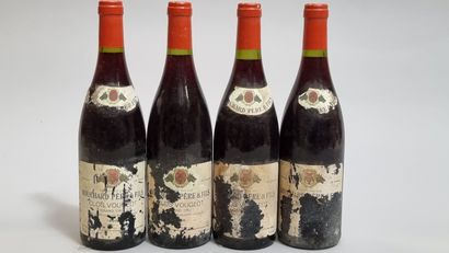 4 B CLOS DE VOUGEOT (Grand Cru) 1988 Bouchard...