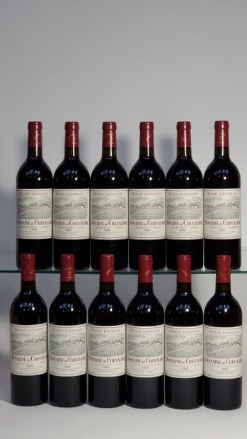 12 B DOMAINE DE CHEVALIER Rouge (Caisse Bois...