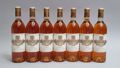7 B CHATEAU COUTET 1990 C1 Supérieur Sauternes...