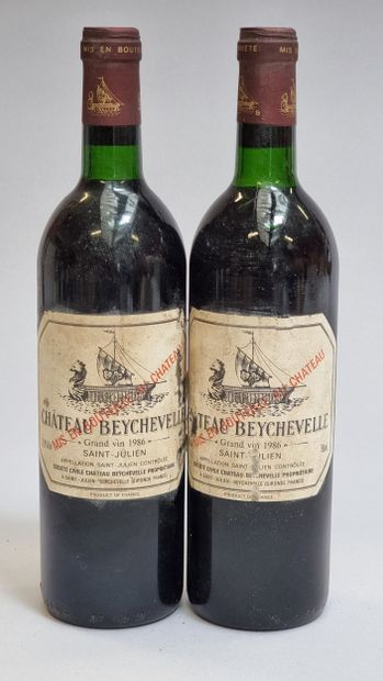 2 B CHATEAU BEYCHEVELLE 1986 GCC4 Saint-Julien...