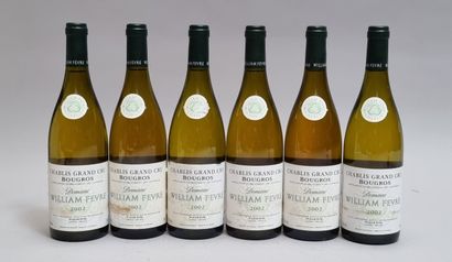 6 B CHABLIS BOUGROS (Grand Cru) (Caisse Bois...