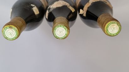 3 B VOUVRAY CLOS DU BOURG Moelleux 1988 Huet...
