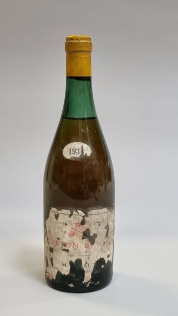 1 B CORTON Blanc (Grand Cru) 1934 M. Giraux...