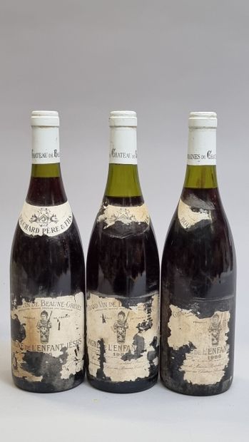 3 B BEAUNE-GREVES VIGNE DE L'ENFANT JESUS...