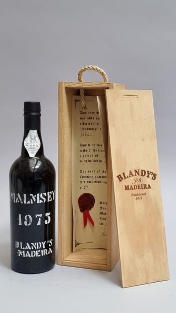 1 B MADEIRA MALMSEY (Caisse Bois d'origine)...
