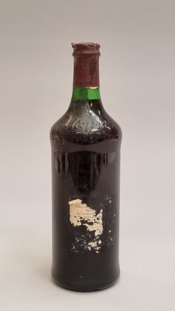 1 B PORTO COLHEITA 1966 Niepoort (contre-étiquette...