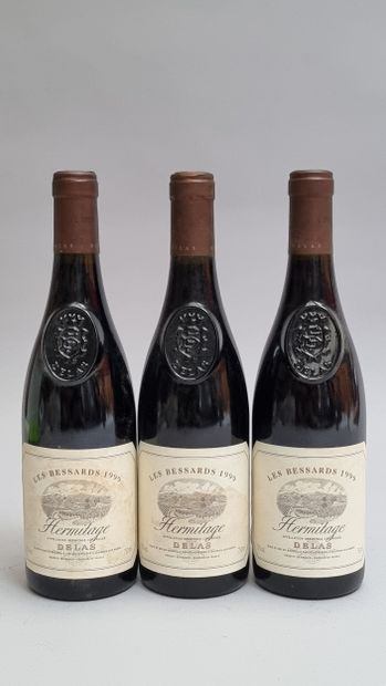 3 B HERMITAGE LES BESSARDS 1999 Delas (e.t.h...