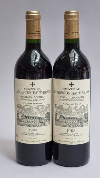 2 B CHATEAU LA MISSION HAUT-BRION 1998 CC...