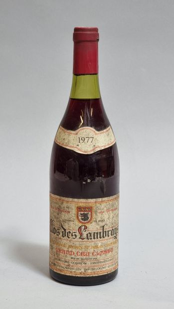 1 B CLOS DES LAMBRAYS (Grand Cru) 1977 Héritiers...