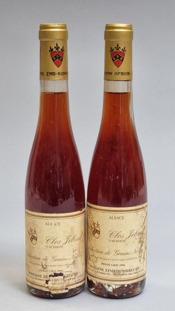 2 1/2 PINOT GRIS CLOS JEBSAL S.G.N 1996 Domaine...