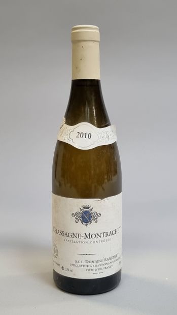 1 B CHASSAGNE-MONTRACHET Blanc 2010 Domaine...