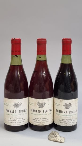 3 B POMMARD RUGIENS (1° Cru) 1973? Domaine...