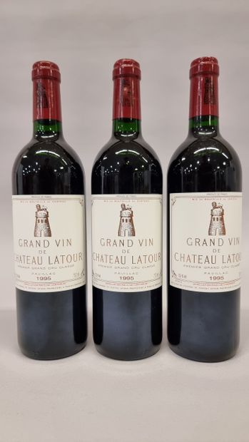 3 B CHATEAU LATOUR 1995 GCC1 Pauillac (perfect...