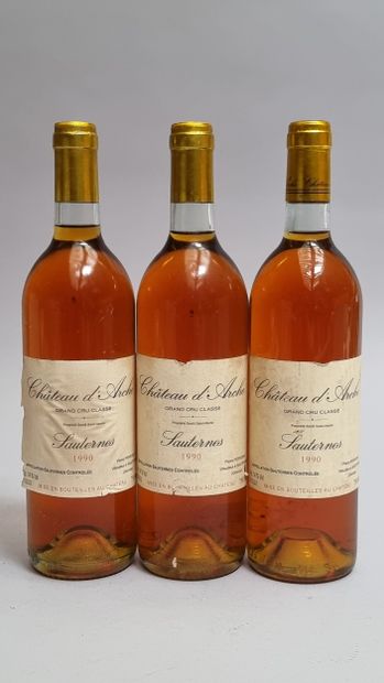 3 B CHATEAU D'ARCHE 1990 C2 Sauternes (e.l.s...