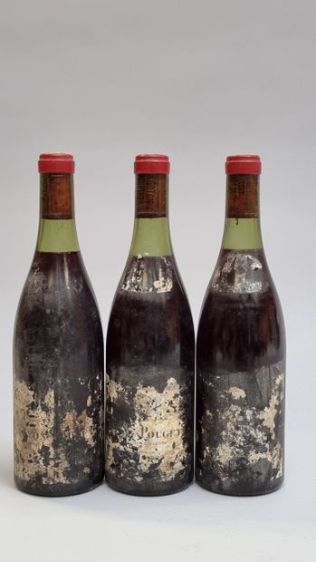 3 B CORTON-POUGETS (Grand Cru) 1974 Domaine...