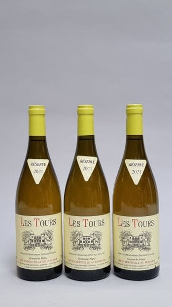 * 3 B I.GP VAUCLUSE GRENACHE Blanc 2021 Les...