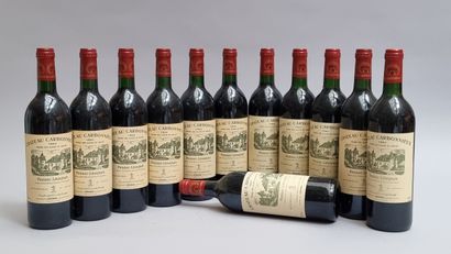 12 B CHATEAU CARBONNIEUX Rouge 1994 CC Graves...