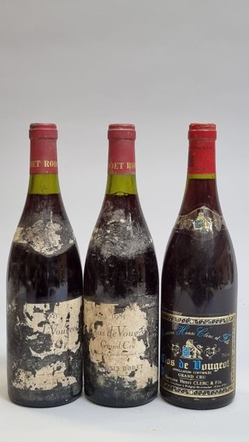 2 B CLOS DE VOUGEOT (Grand Cru) 1985 Antonin...