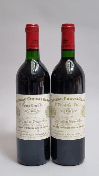 2 B CHATEAU CHEVAL BLANC 1989 GCC1A Saint-Emilion...