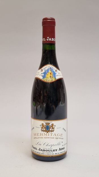 1 B HERMITAGE LA CHAPELLE Rouge 1990 Paul...