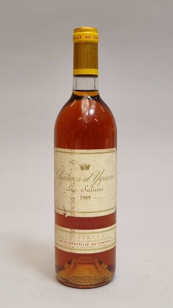 1 B CHATEAU D'YQUEM 1989 C1 Supérieur Sauternes...