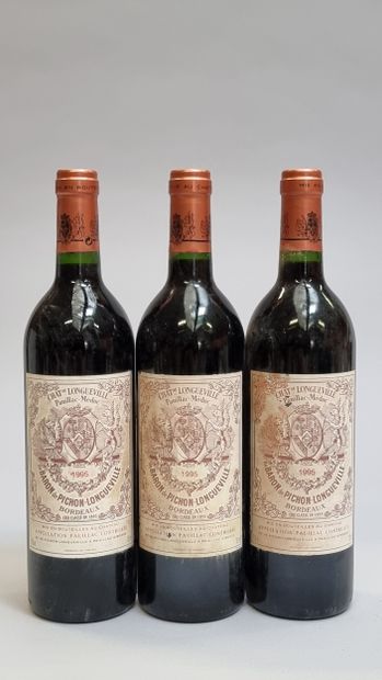 3 B CHATEAU PICHON LONGUEVILLE BARON 1995...