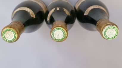 3 B VOUVRAY CLOS DU BOURG Moelleux 1985 Huet...