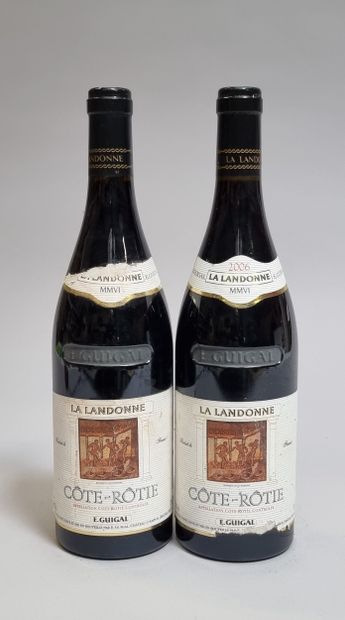 2 B COTE-ROTIE LA LANDONNE 2006 Guigal (e.t.h...