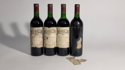 4 B CHATEAU CALON-SEGUR 1991 GCC3 Saint-Estèphe...