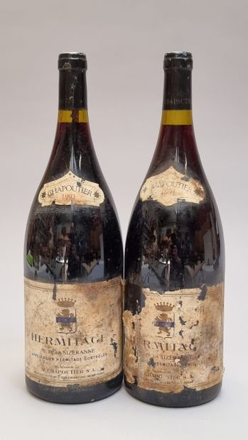 2 Mag HERMITAGE M. DE LA SIZERANNE Rouge...