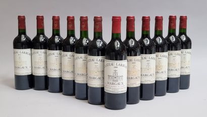 1 B CHATEAU LARRUAU 1989 Margaux (étiquette...