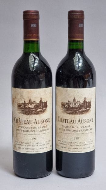 2 B CHATEAU AUSONE 1989 GCC1A Saint-Emilion...
