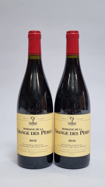 * 2 B I.G.P PAYS D'HERAULT Rouge 2018 Domaine...