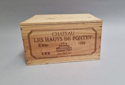 6 B CHATEAU LES HAUTS DE PONTET (Caisse Bois...