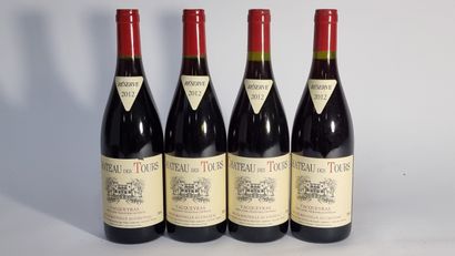 4 B VACQUEYRAS 2012 Château des Tours (2...