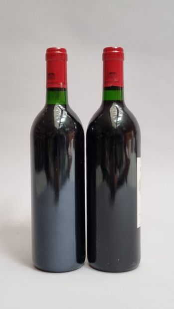 2 B CHATEAU CHEVAL BLANC 1989 GCC1A Saint-Emilion...