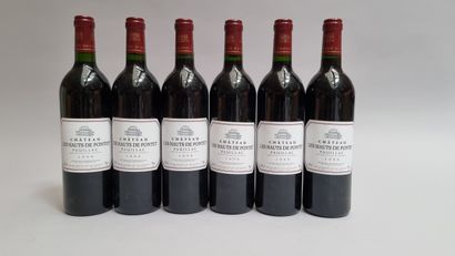 6 B CHATEAU LES HAUTS DE PONTET (Caisse Bois...