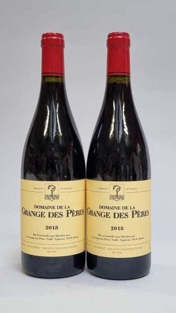 * 2 B I.G.P PAYS D'HERAULT Rouge 2018 Domaine...